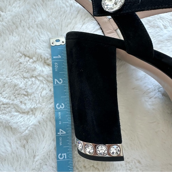 Miu Miu women platform suede sandals size 38 EU Authentic - Picture 6 of 10